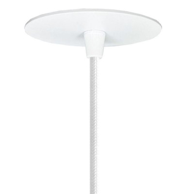 Recessed rose for ceiling lamp– white