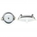 Recessed rose for ceiling lamp– white