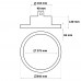 200W High Bay LED UFO DIAMOND Philips Xitanium - Dimmable 1-10V - 170lm/w - IP65