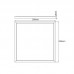 LED Panel 30x30 18W 120º Frame White