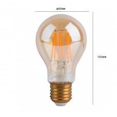 4W LED Bulbs Filament E27 A60