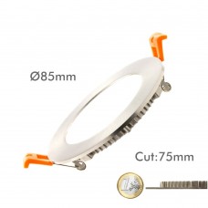 5W LED Slim Circular Stainless Steel