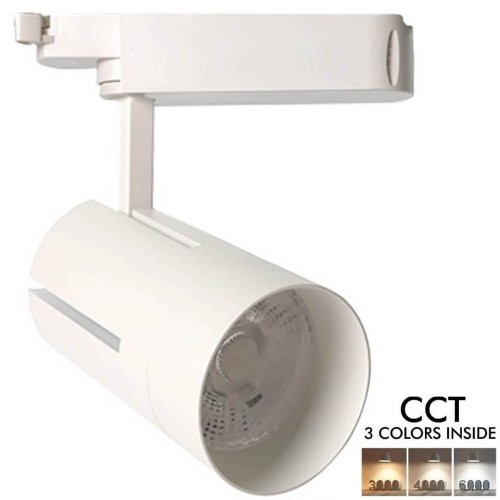 LED Tracklight 30W VIENNA White -CRI +85 CCT