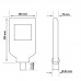 Housing 100W LED Streetlight MAGNUM - 2 Modules - Aluminum