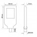 Housing 150W LED Streetlight MAGNUM - 3 Modules - Aluminum