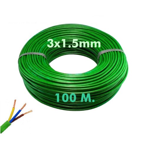 Electric hose (halogen free). CE approved commercial use 3x1.5mm 100Meter RZ1-K Electric hose (halogen free). CE approved commercial use 3x1.5mm 100Meter RZ1-K