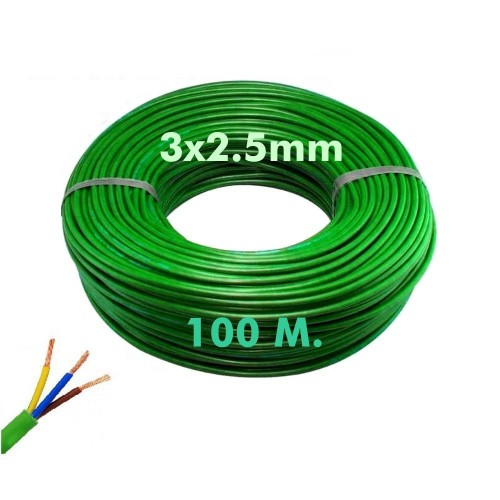 Electric hose (halogen free). CE approved commercial use 3x2.5mm 100Meters RZ1-K Electric hose (halogen free). CE approved commercial use 3x2.5mm 100Meters RZ1-K