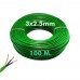 Electric hose (halogen free). CE approved commercial use 3x2.5mm 100Meters RZ1-K