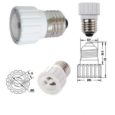 Adapter cap E27-GU10