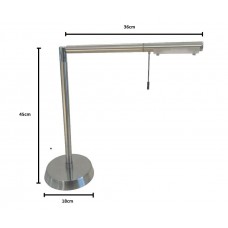Steel table lamp 3W G9