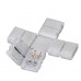 Pressure connector for cross monochrome strip