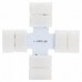 Pressure connector for cross monochrome strip