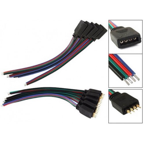 RGB LED strip connector