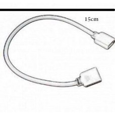 White RGB LED strip connector