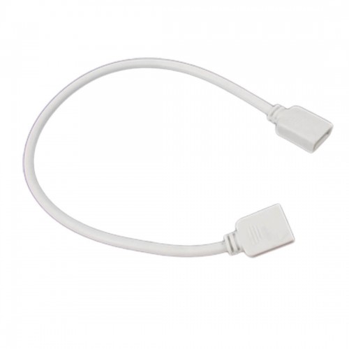 White RGB LED strip connector