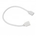 White RGB LED strip connector