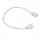 White RGB LED strip connector