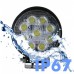 27W LED Spotlight - DC 12/24V - Solar - Vehicle - Nautical - IP67