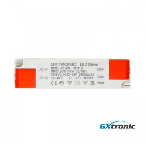 Driver for LED luminaires LED 40W 1000mA Driver for LED luminaires LED 40W 1000mA