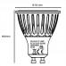9W LED Bulb COB 24º GU10 Ceramic 5 Years Warranty