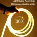 Neon LED CIRCULAR Flexible 220V - Coil 25m 16mm - 9.6W/m - Red