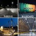 400W LED Floodlight MAGNUM AIR 180Lm/W 136ºx78º