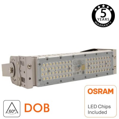 50W LED Floodlight DOB MAGNUM OSRAM SMD3030-3D 180Lm/W 60º Chip