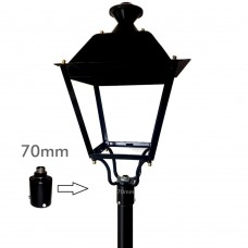 Coupling support for LED street lamp - 70mm