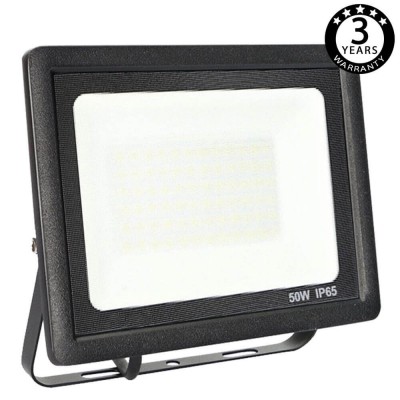 50W LED Outdoor Floodlight Black ACTION IP65