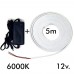 Pack LED 6000K Neon LED 6mm 12V + Power supply