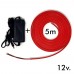 Pack LED Red Neon LED 6mm 12V + Power supply