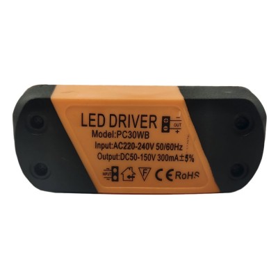 Driver for LED luminaires 30W 300mA