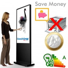 Totem Advertising Poster Interactive Touch LCD Full HD Goodview 55 ″ - Use 24h.