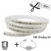 LED strip 15W - CUSTOM CUT - Dimmable 220V AC SMD 2835 180 LED/m IP65 - 15mm