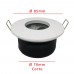 Frame Round for LED MR16 GU10 - IP65 - Ø80mm - Aluminium