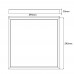 PACK 10 LED Panel 60x60 40W Frame White - CCT