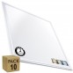 PACK 10 LED Panel 60x60 40W Frame White - CCT