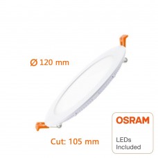 8W LED Circular Downlight Slim - OSRAM CHIP DURIS E 2835