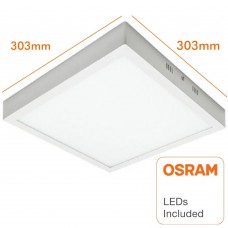 LED Ceiling Light Square Surface 30W - OSRAM CHIP DURIS E 2835