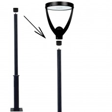 Coupling support for LED street lamp - 75mm