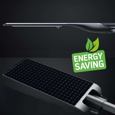 100W PROFESSIONAL Solar LED Streetlight - ULTRA SLIM - Motion Sensor 150lm/W