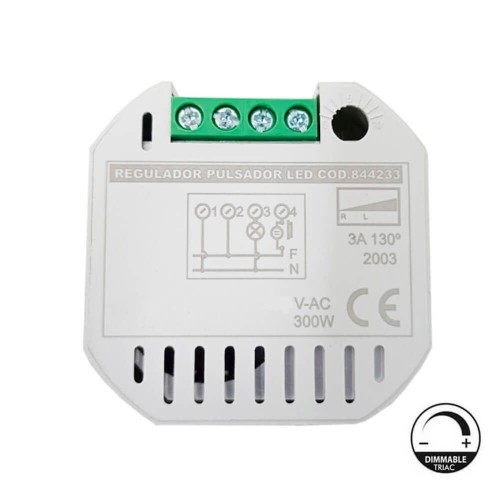Dimmer for Pushbutton for LED - Pickup type - TRIAC