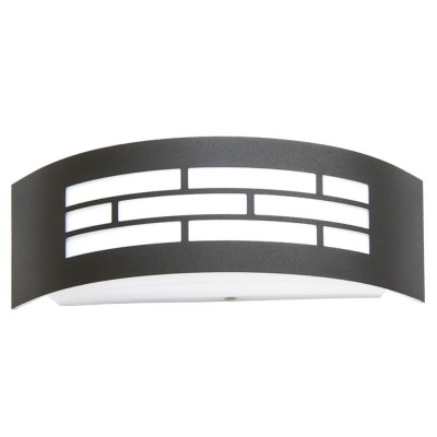 LED Wall Light GOTHENBURG GRAY E27 Outdoor IP44