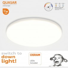 Downlight LED 18W Frameless QUASAR - OSRAM CHIP DURIS E 2835 - CCT