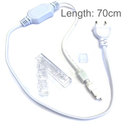 Rectifier Power Cable LED 12mm - strip 220V AC - IP65 - Cut Every 100cm