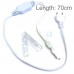 Rectifier Power Cable LED 12mm - strip 220V AC - IP65 - Cut Every 100cm