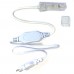 Rectifier Power Cable LED 12mm - strip 220V AC - IP65 - Cut Every 100cm