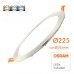 20W LED Circular Downlight Slim - Stainless Steel - CCT - OSRAM CHIP DURIS E 2835