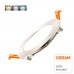 8W LED Circular Downlight Slim - Stainless Steel - CCT - OSRAM CHIP DURIS E 2835