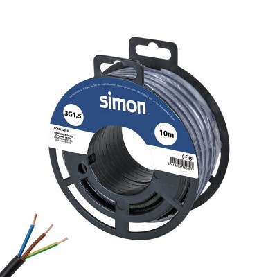 Electric Cable - Sheathed - 3 Cores - H07V-K - 3X1,5mm
